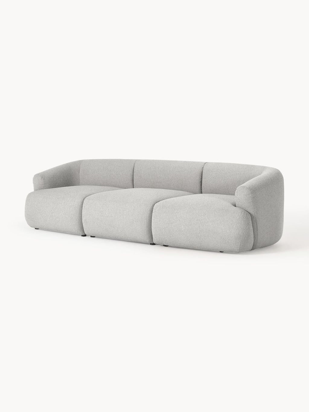 Sofia Modular Bouclé Sofa (3-seater) — Oatmeal