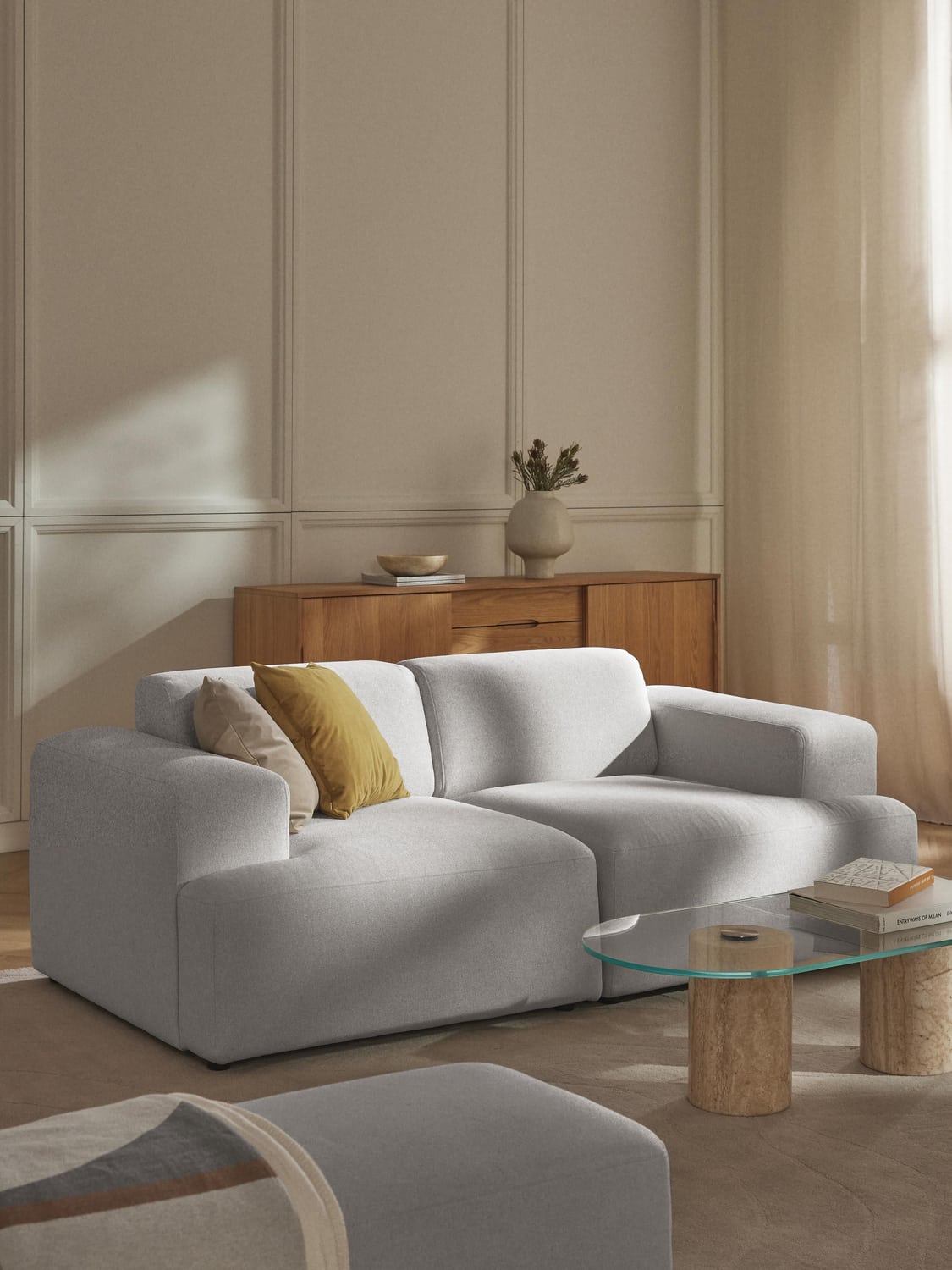 Melva Sofa (2-seater) — Lilac