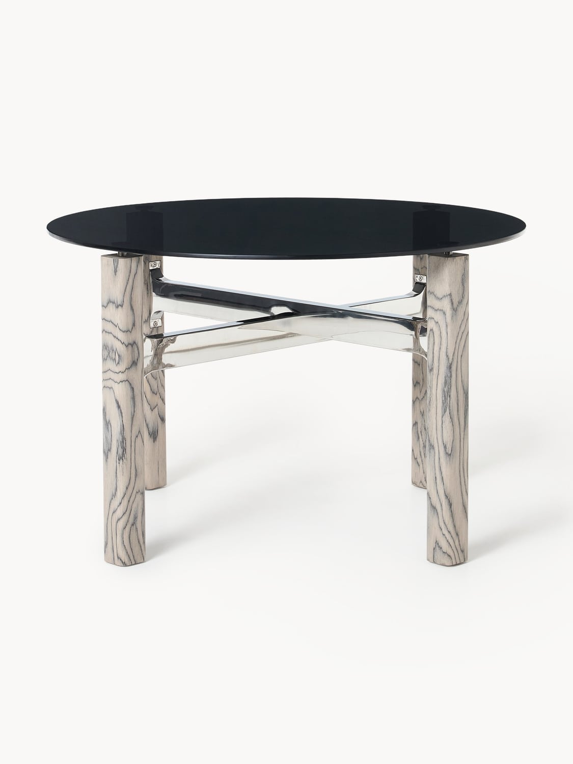 Sam Dining Table with Glass Top, in various sizes
