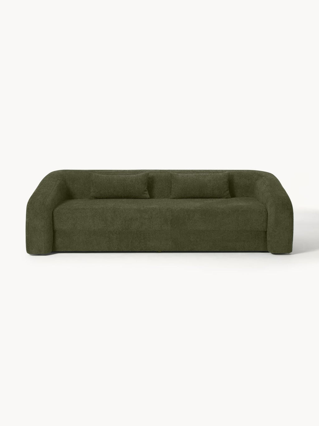Eliot Sofa Bed (3-seater) in Teddy Bouclé — Brown