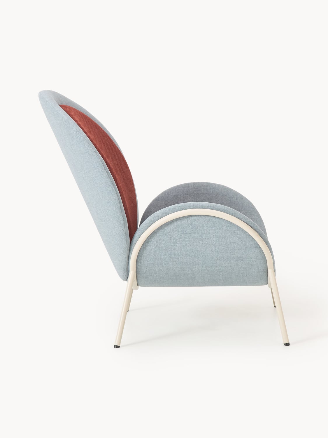 Alysa Wingback Chair — Terracotta