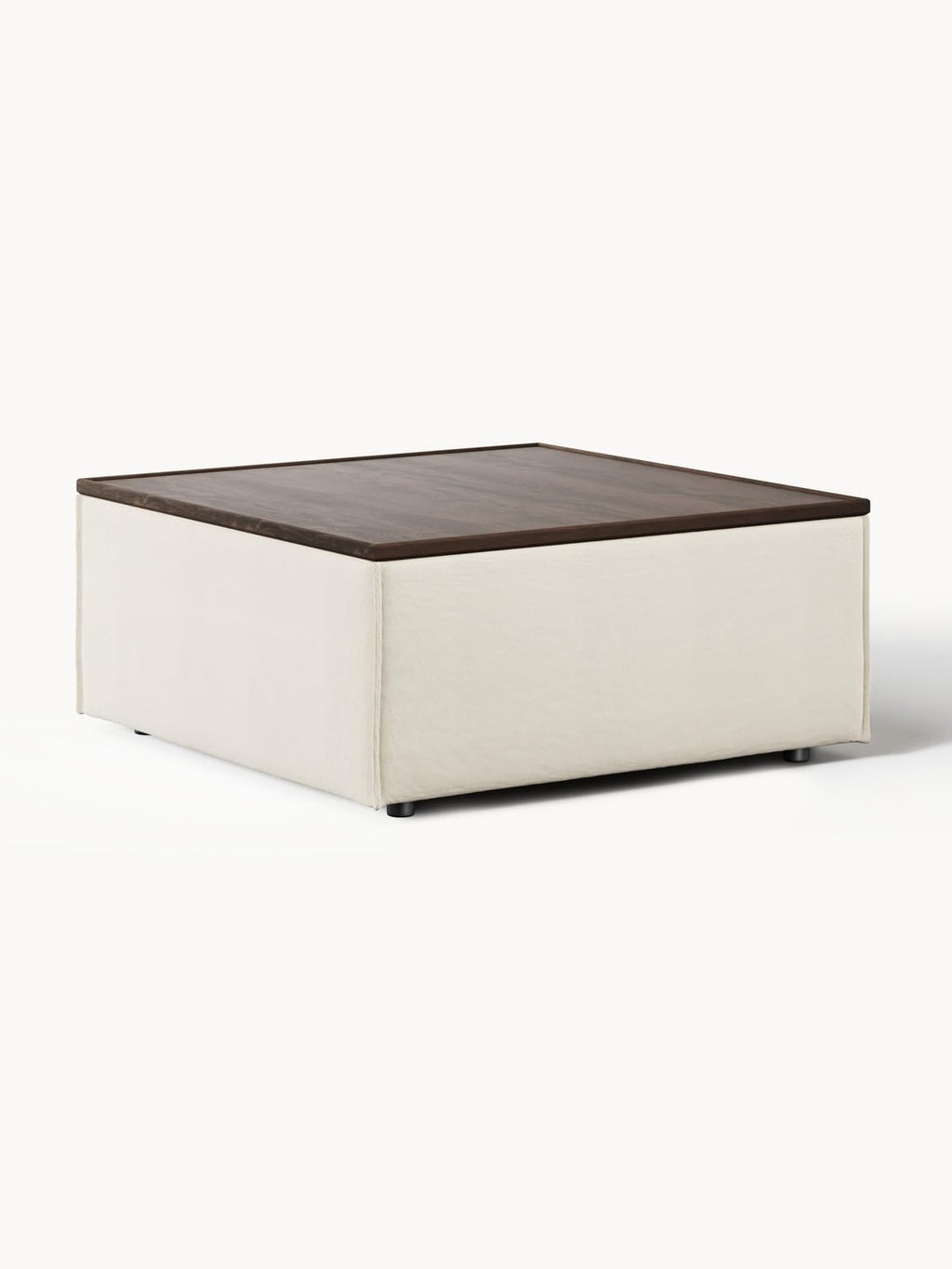 Lennon Sofa Ottoman with Storage — Sand Beige