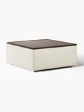 Lennon Sofa Ottoman with Storage — Sand Beige