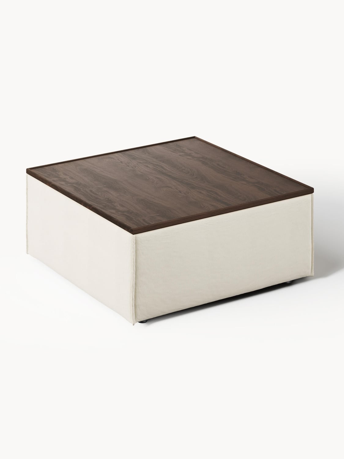 Lennon Sofa Ottoman with Storage — Sand Beige