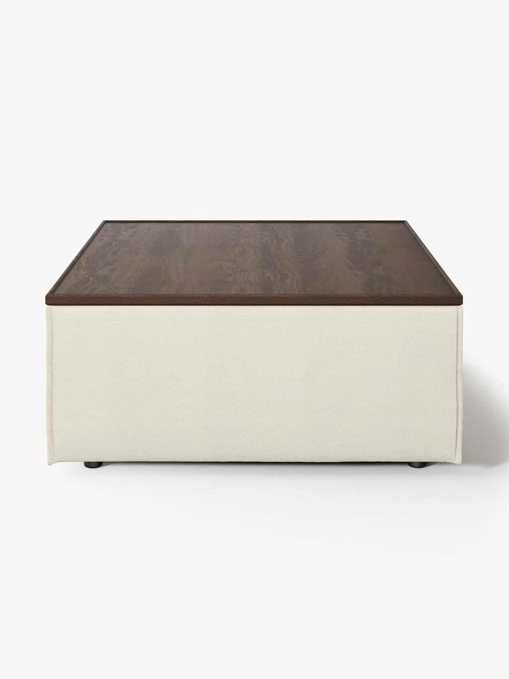Lennon Sofa Ottoman with Storage — Sand Beige