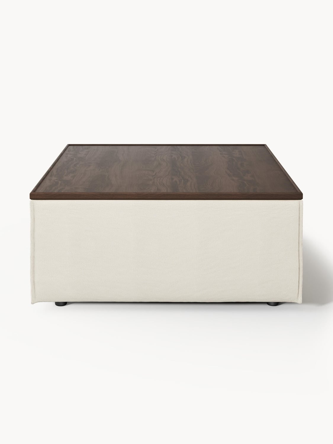 Lennon Sofa Ottoman with Storage — Sand Beige