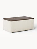 Lennon Sofa Ottoman with Storage — Wheat