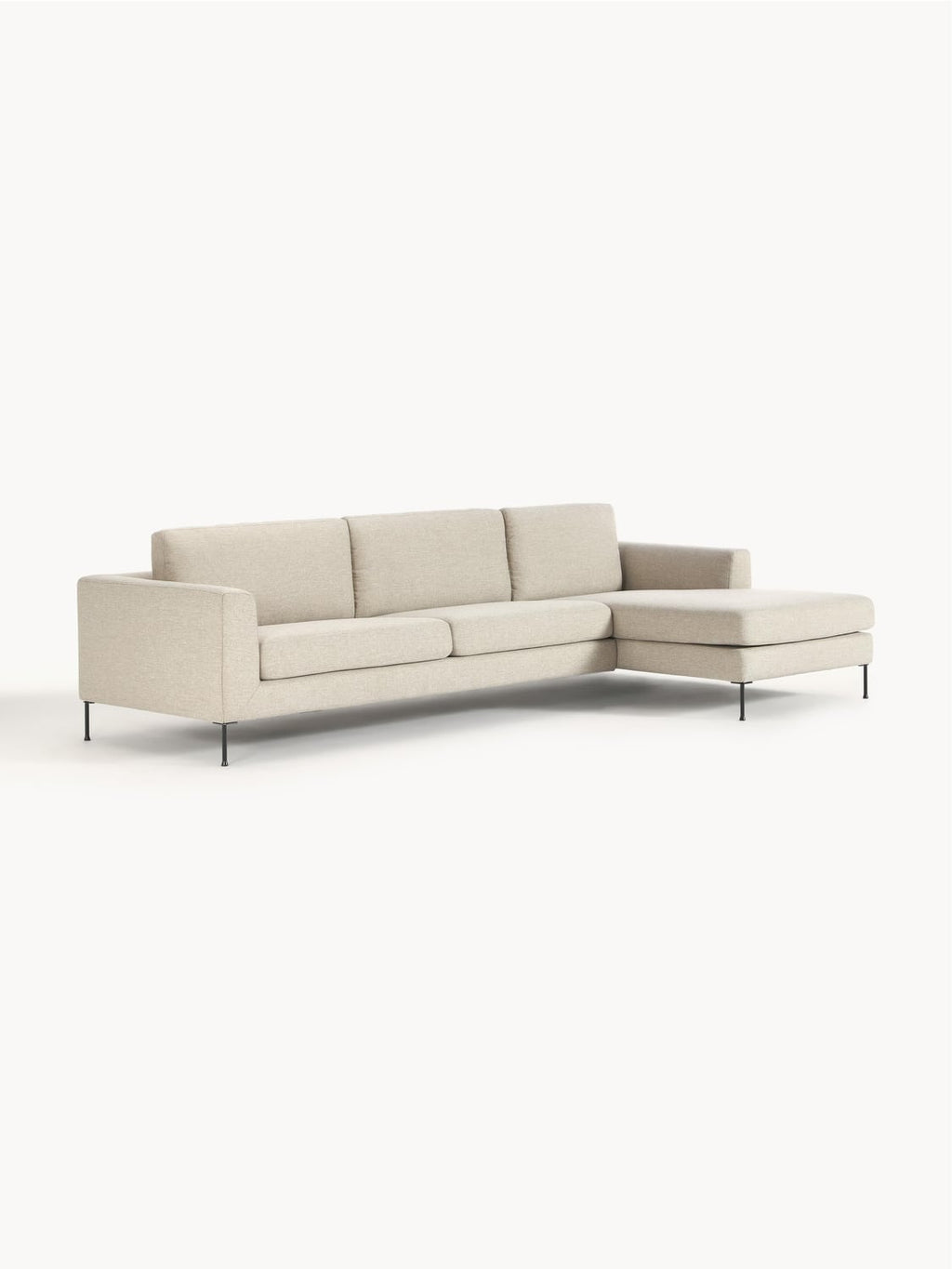 Cucita Corner Sofa (4-seater) — Light Grey