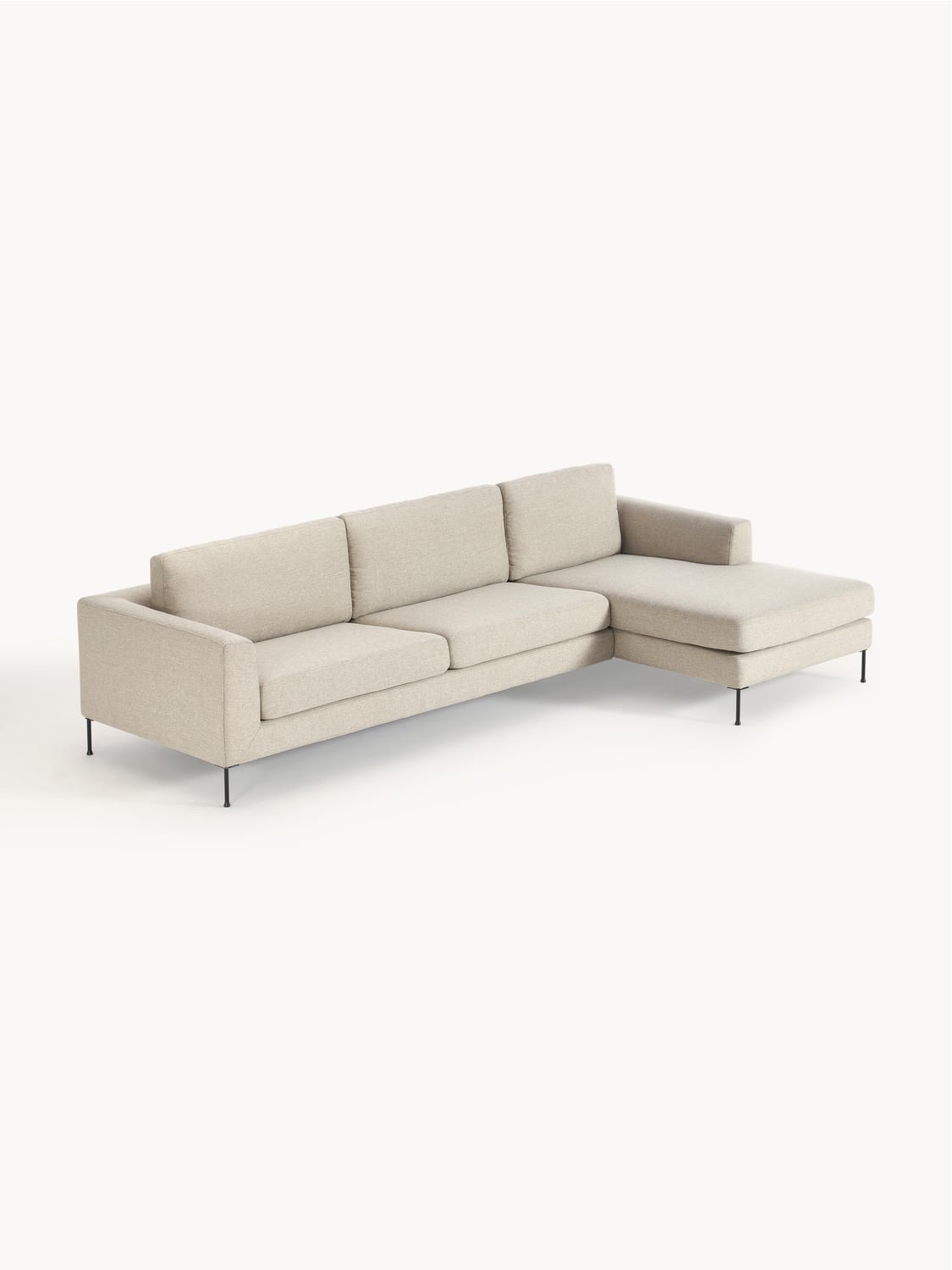 Cucita Corner Sofa (4-seater) — Light Grey