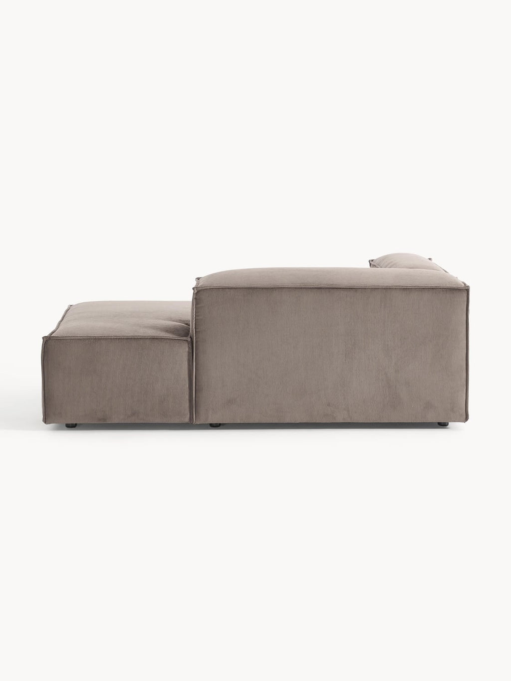 Lennon Ottoman Corner Module in Corduroy — Taupe