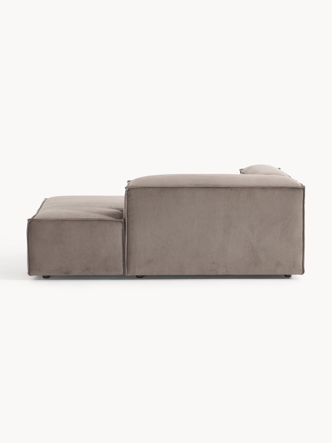 Lennon Ottoman Corner Module in Corduroy — Taupe