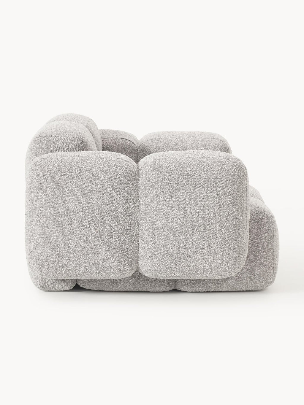 Tayla Lounge Chair in Bouclé — Oatmeal