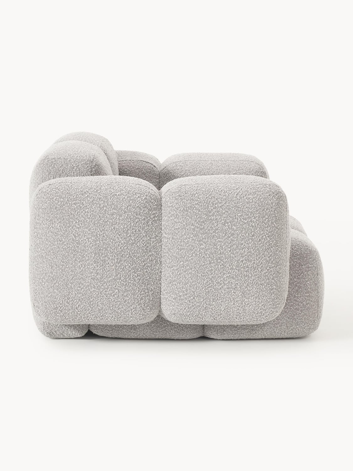 Tayla Lounge Chair in Bouclé — Oatmeal