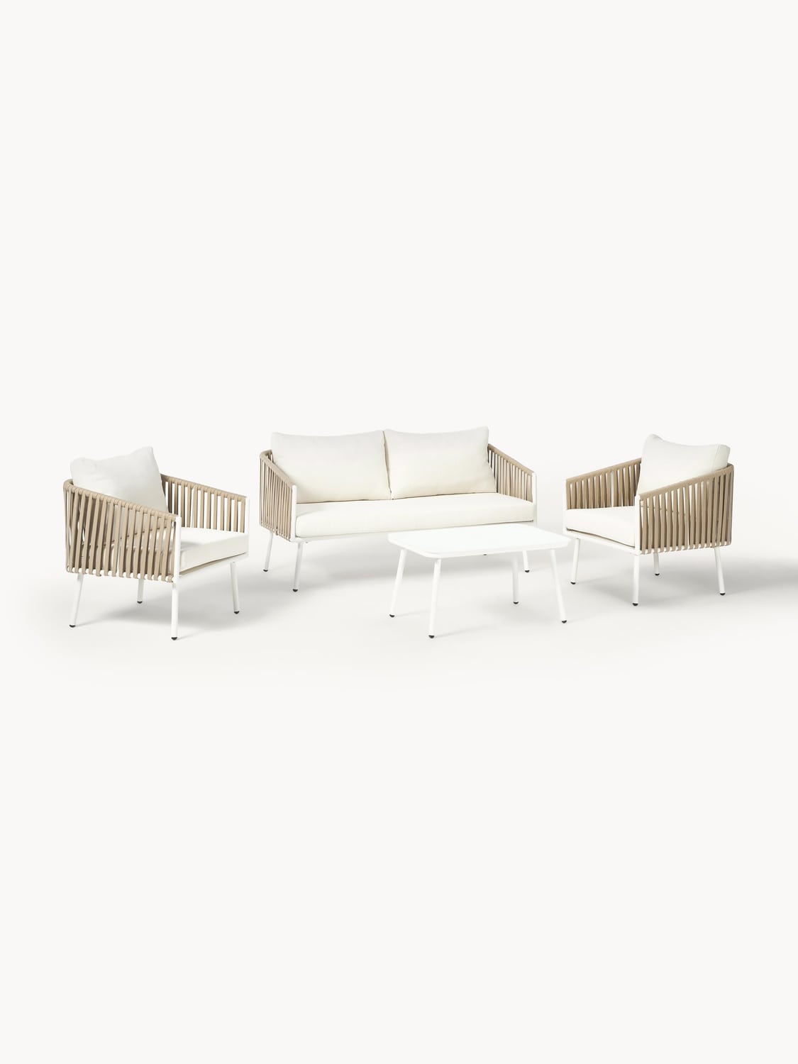 Malo Garden Lounge Set, set of 4 — Off-White