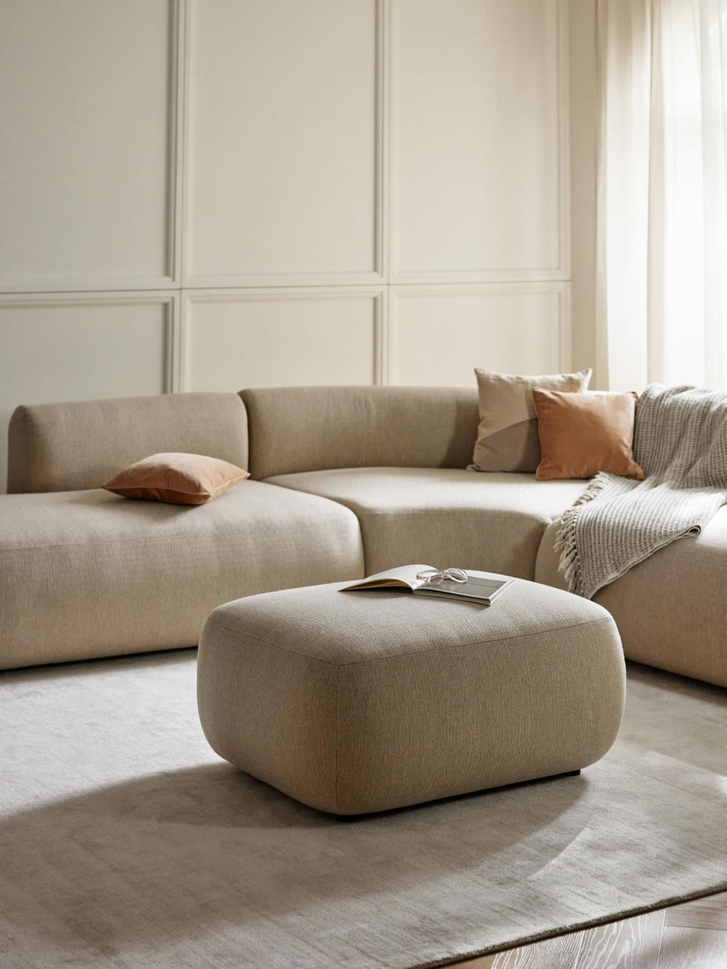 Sofia Ottoman — Oatmeal