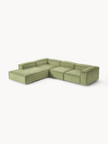 Lennon Modular XL Corner Sofa (4-seater) in Corduroy — Mushroom