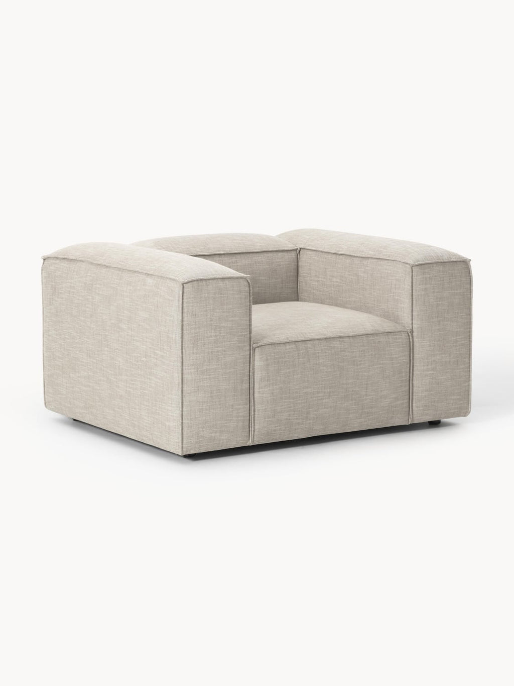 Lennon Armchair in Linen Blend — Oatmeal