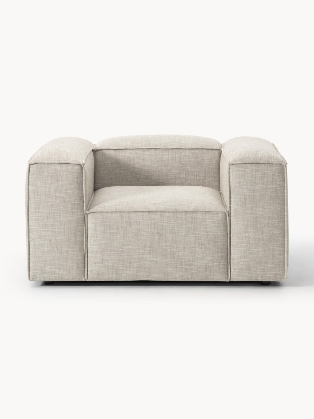 Lennon Armchair in Linen Blend — Oatmeal