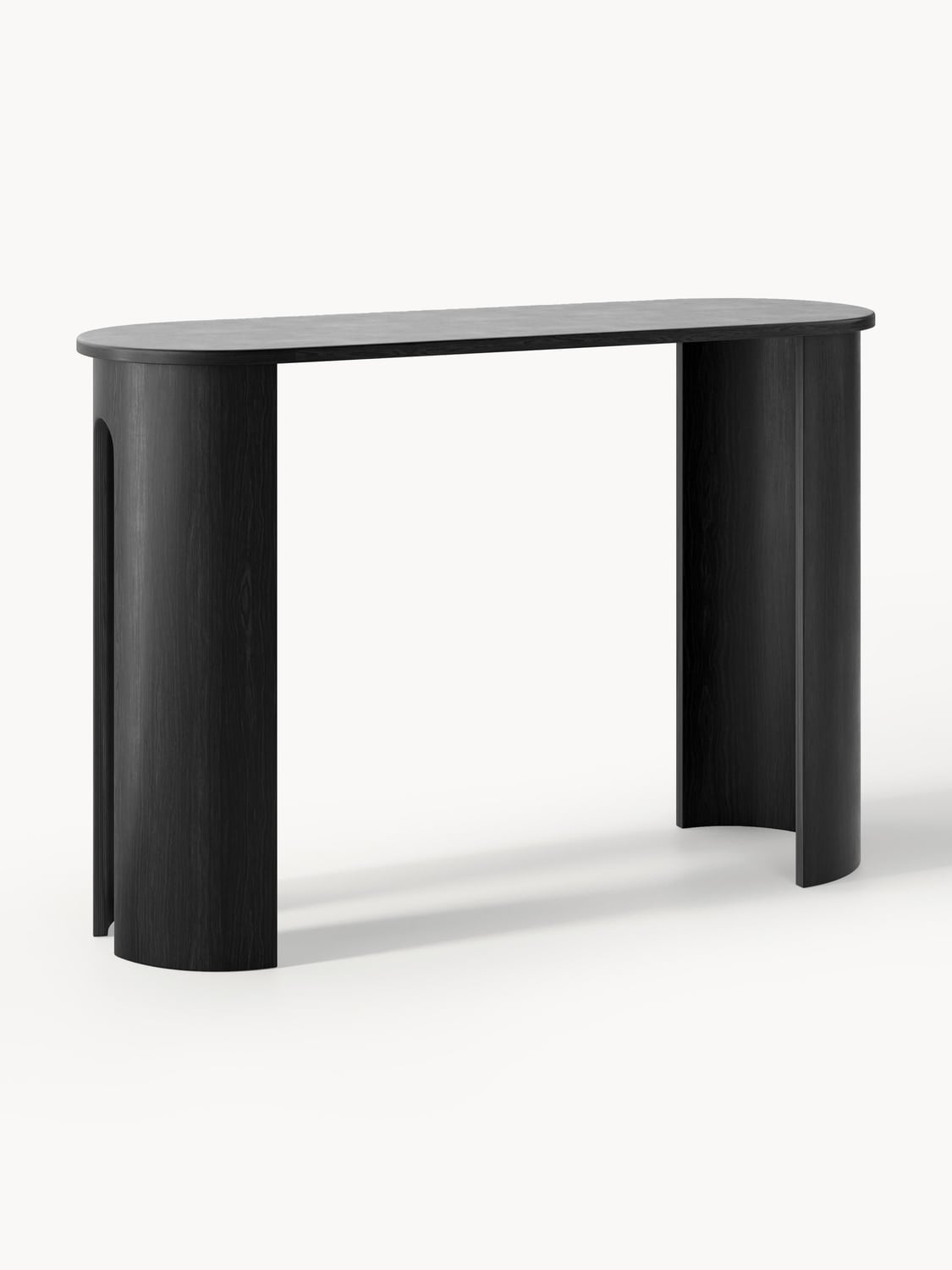 Inola Wood-Console Table — Light Grey
