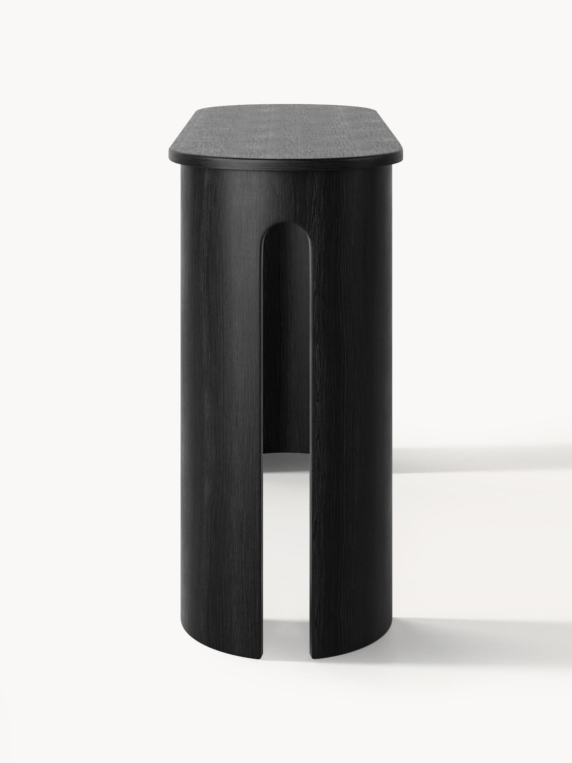 Inola Wood-Console Table — Light Grey