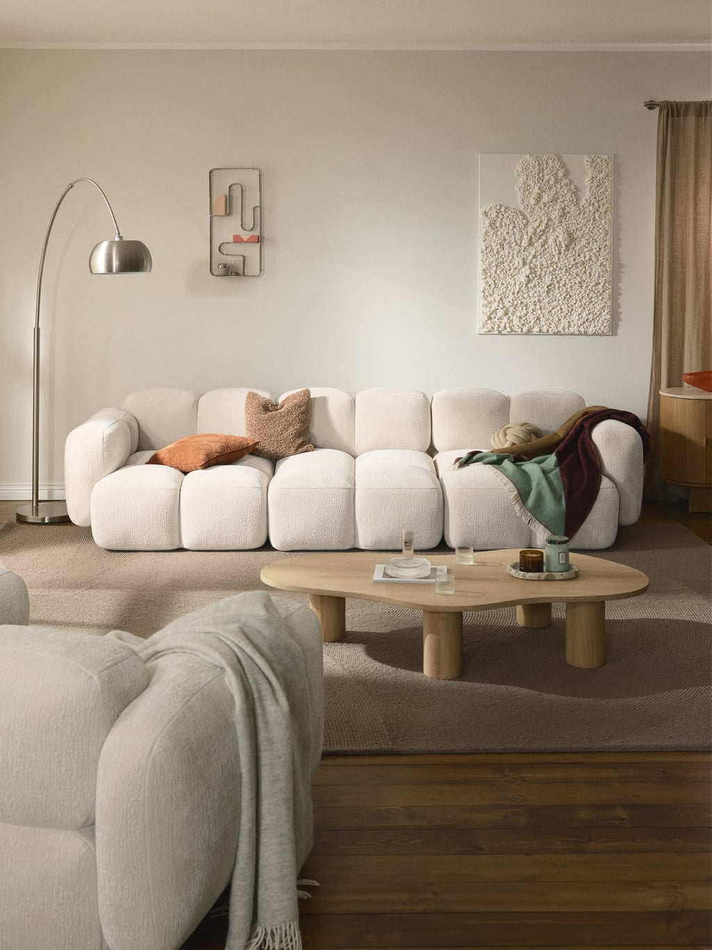 Tayla Modular Sofa (4-seater) — Off-White