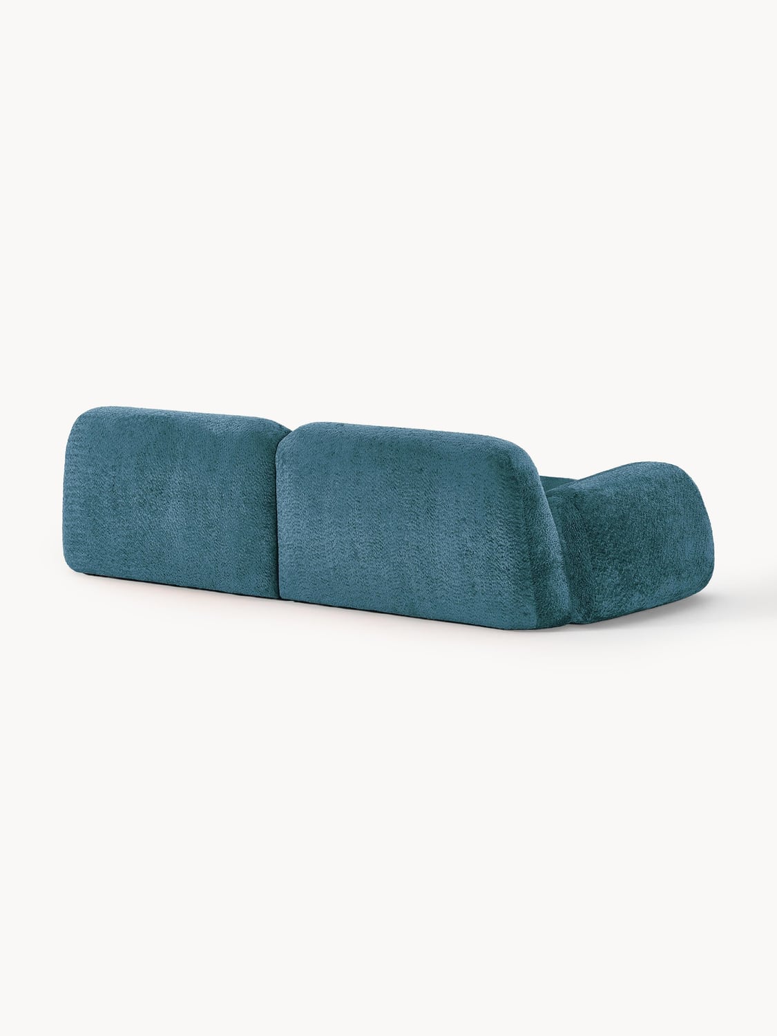 Wolke Modular Teddy Bouclé Sofa (3-seater) — Teal