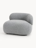 Alba Bouclé Lounge Chair — Grey