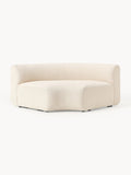 Sofia Round Bouclé Corner Module — Off-White