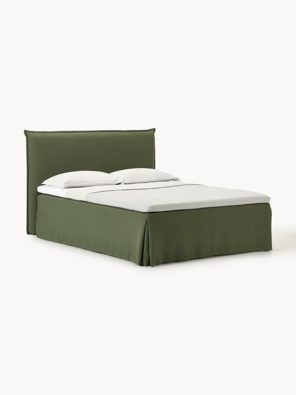 Viola Box-Spring Bed — Taupe