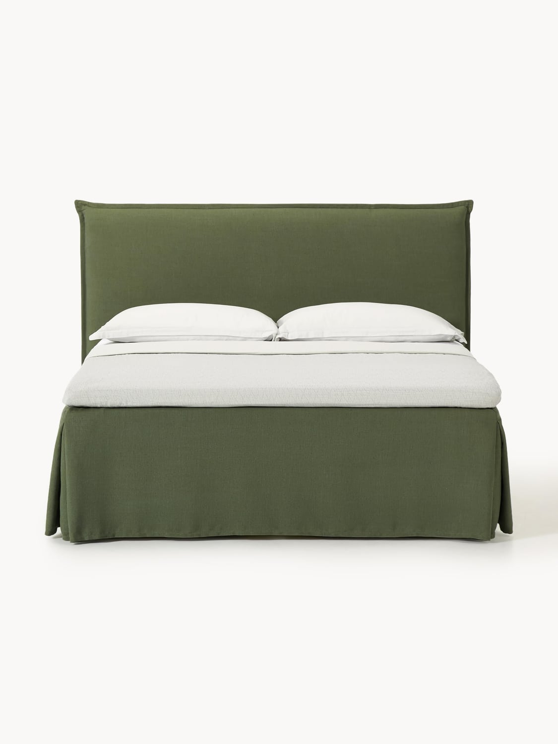 Viola Box-Spring Bed — Taupe