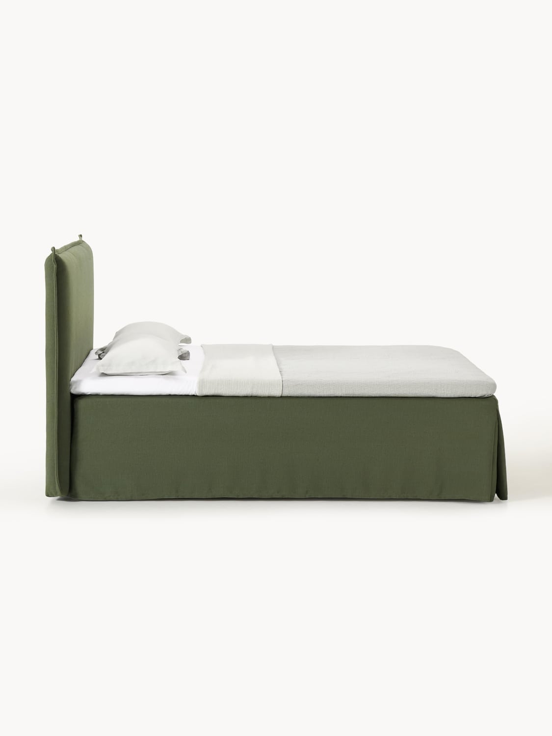 Viola Box-Spring Bed — Taupe