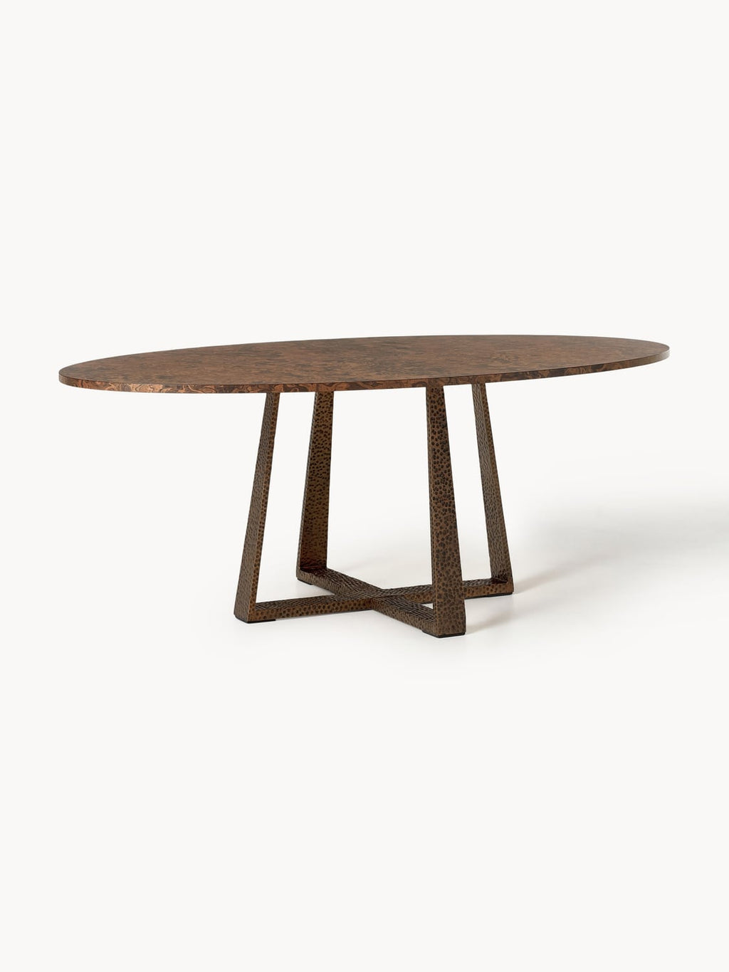 Amella Oval Dining Table, in various sizes — Taupe