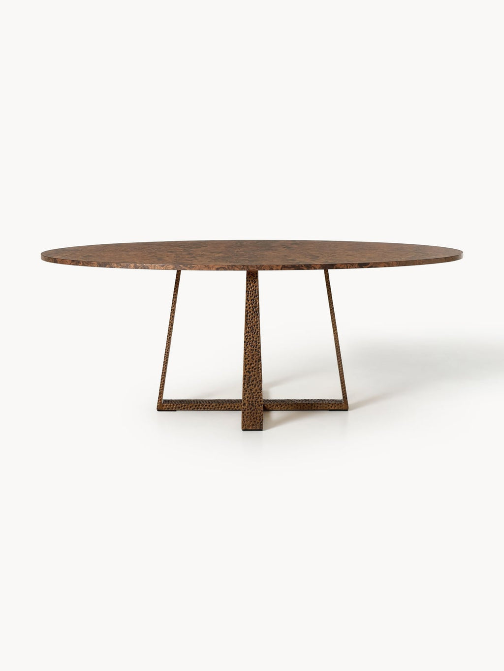 Amella Oval Dining Table, in various sizes — Taupe