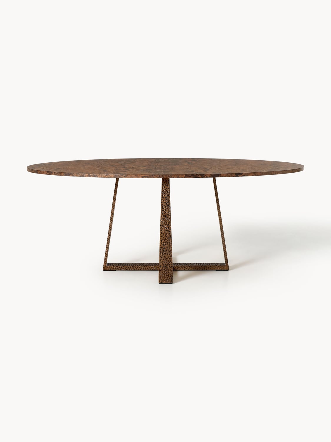 Amella Oval Dining Table, in various sizes — Taupe