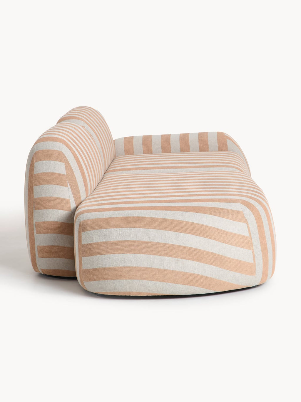 Wolke Modular Striped Sofa (3-seater) — Beige