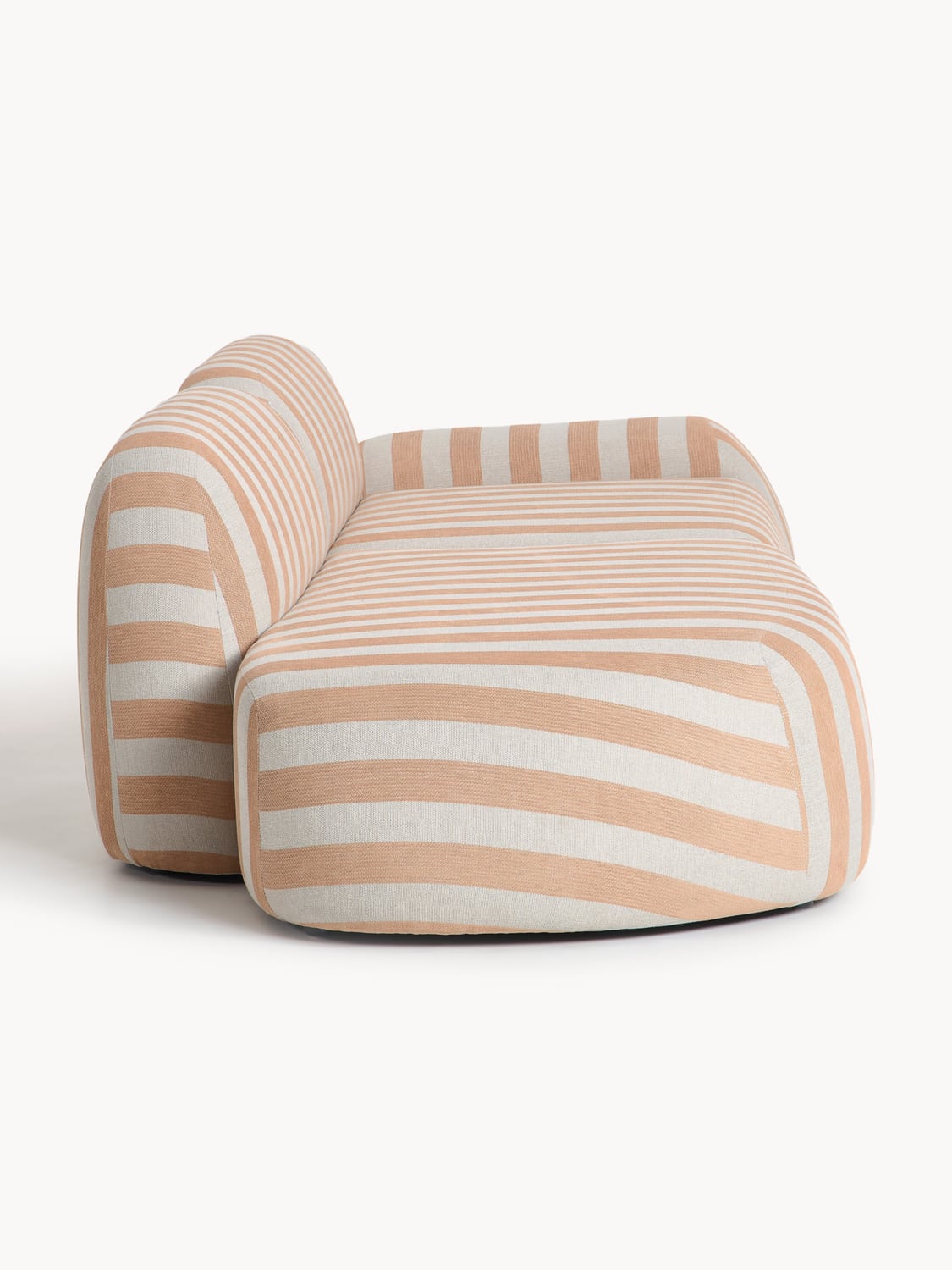 Wolke Modular Striped Sofa (3-seater) — Beige