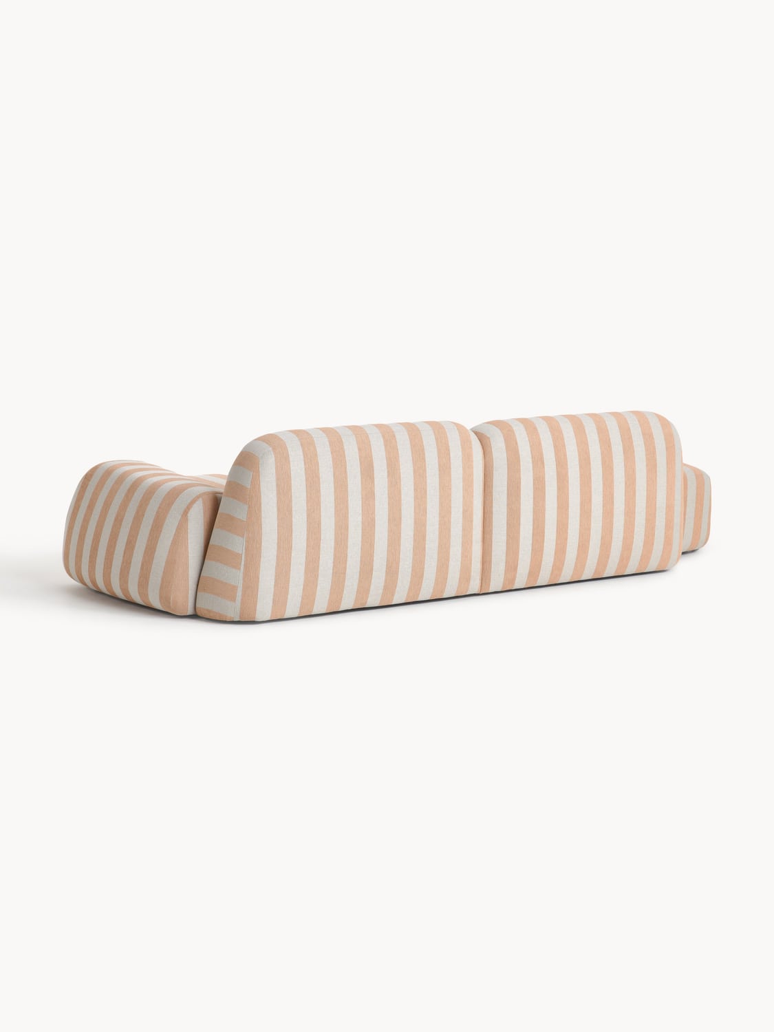 Wolke Modular Striped Sofa (3-seater) — Beige