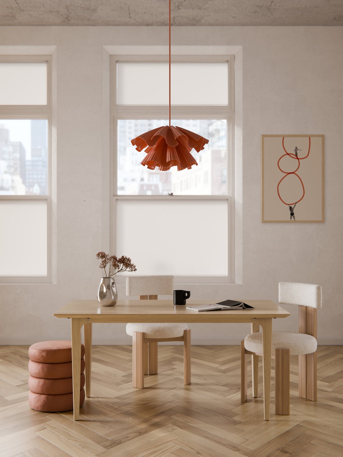 Archie Dining Table in Oak, in various sizes — Dune