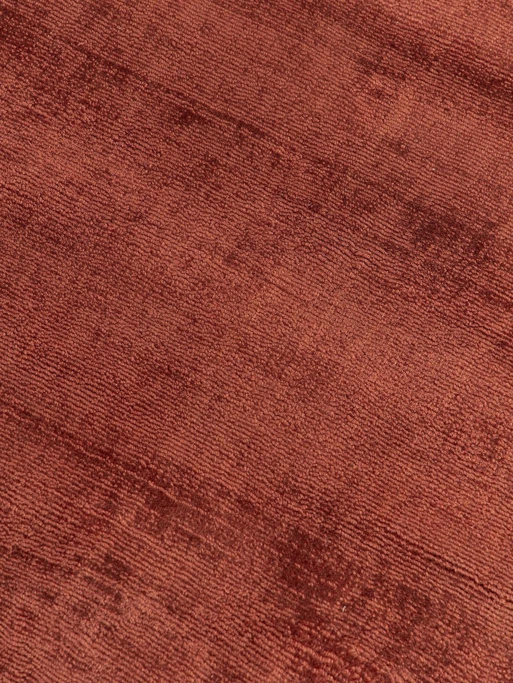Jane Handwoven Viscose Rug — Red