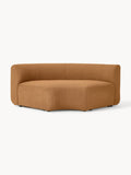 Sofia Round Bouclé Corner Module — Caramel