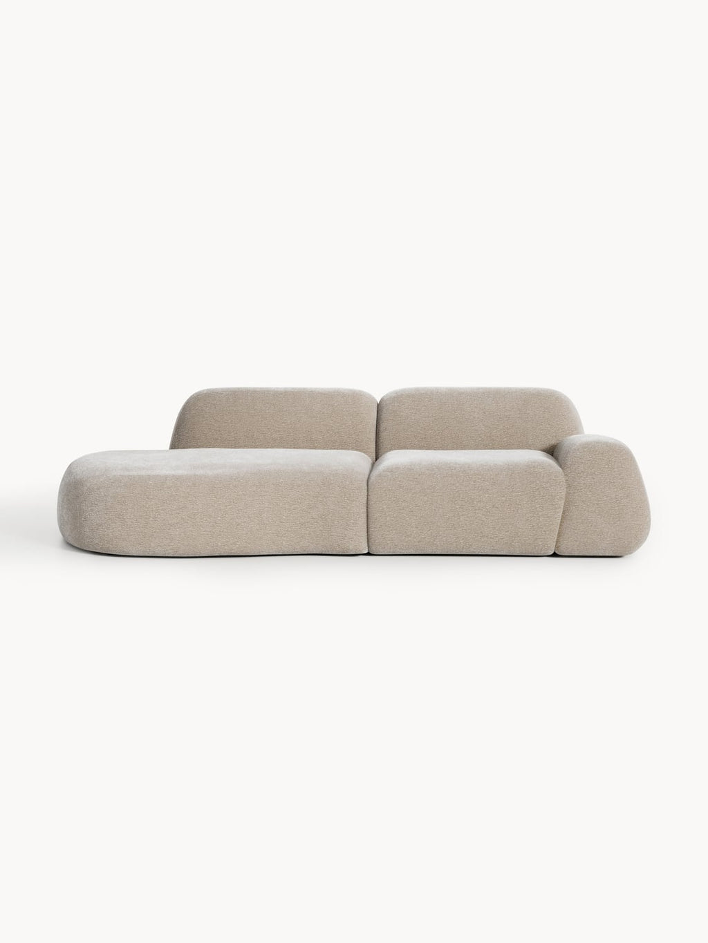 Wolke Modular Sofa (3-seater) with Chaise Longue — Oatmeal