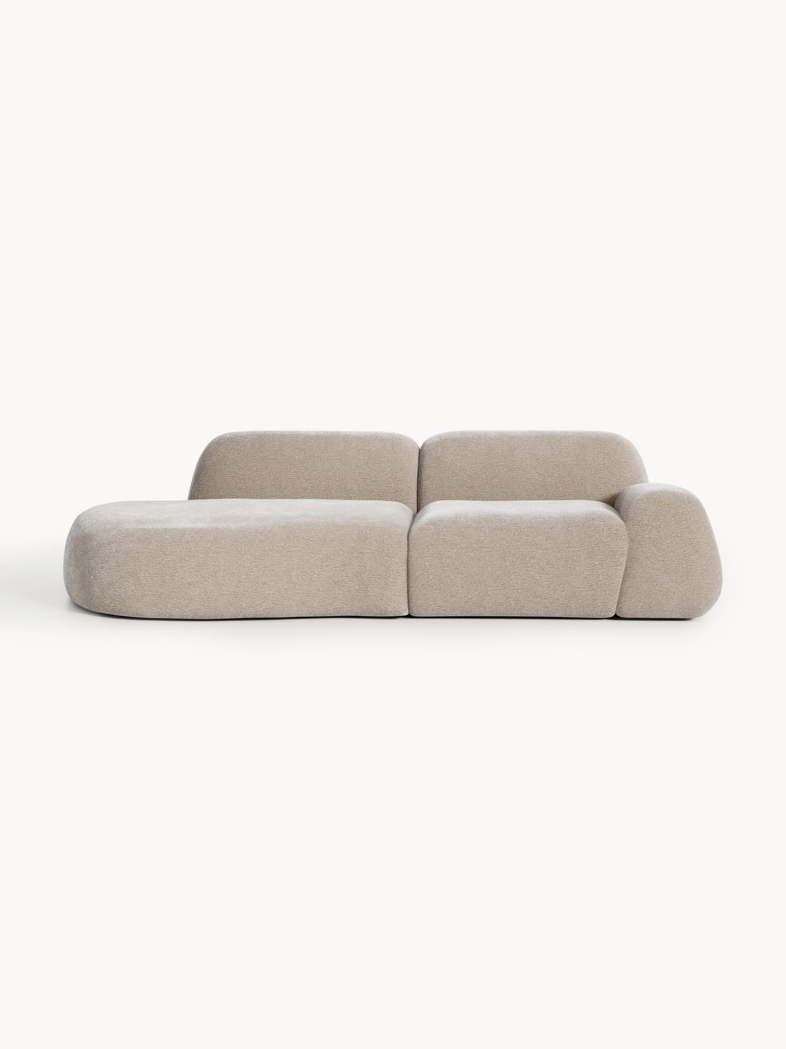 Wolke Modular Sofa (3-seater) with Chaise Longue — Oatmeal