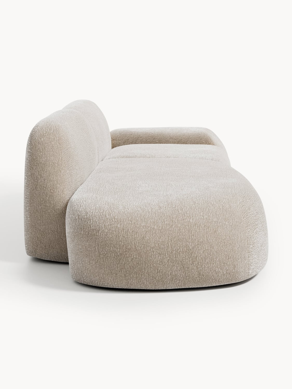 Wolke Modular Sofa (3-seater) with Chaise Longue — Oatmeal