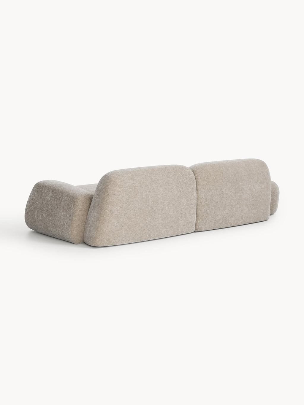 Wolke Modular Sofa (3-seater) with Chaise Longue — Oatmeal