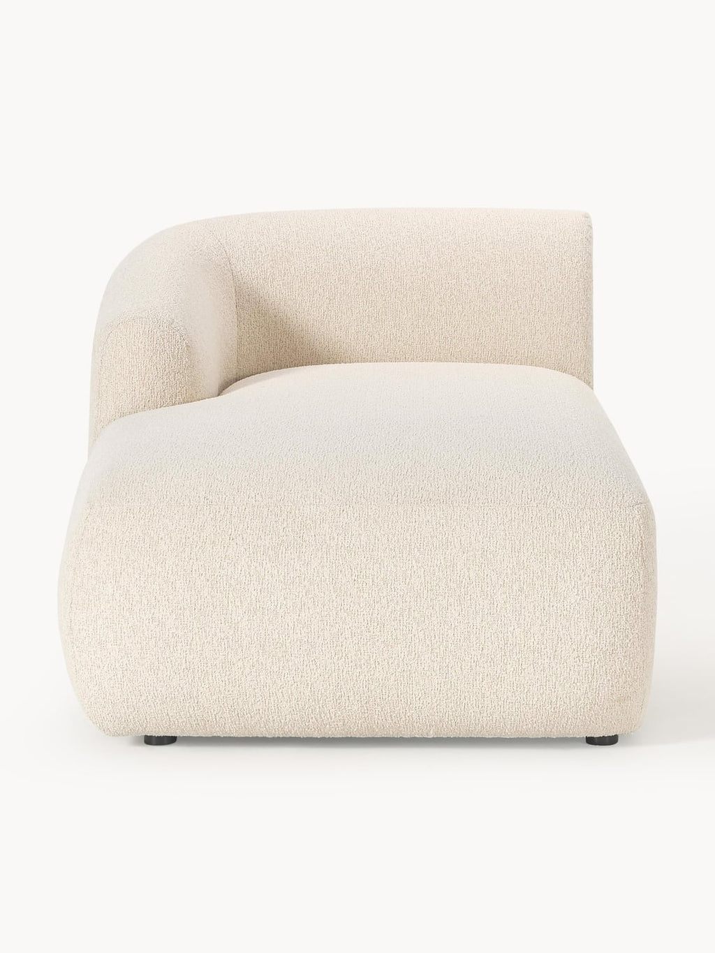 Sofia Bouclé-Chaise-Corner Module — Off-White