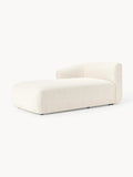 Sofia Bouclé-Chaise-Corner Module — Ivory