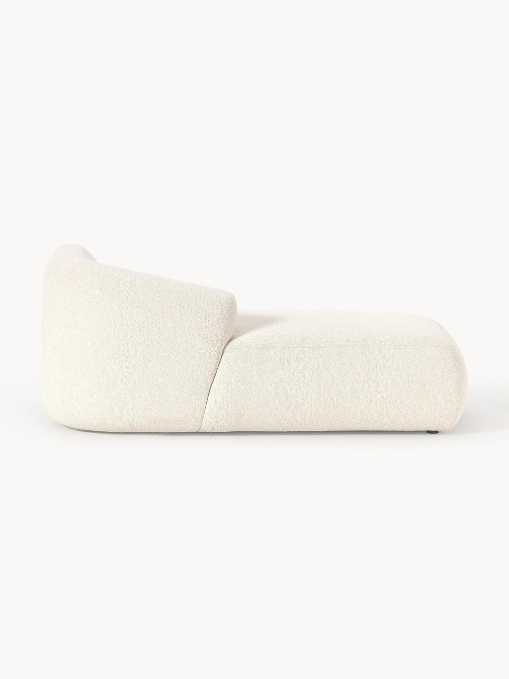 Sofia Bouclé-Chaise-Corner Module — Ivory