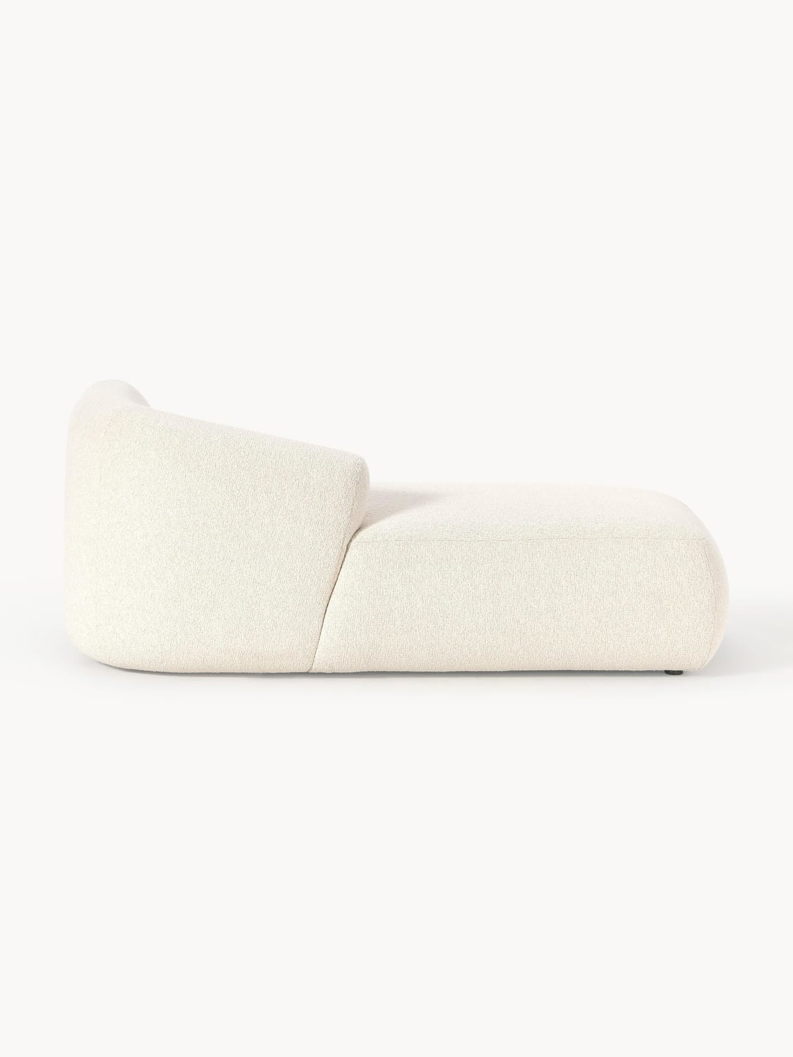 Sofia Bouclé-Chaise-Corner Module — Ivory