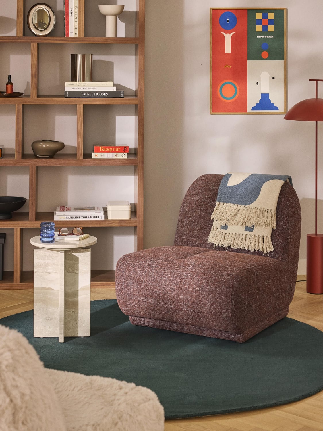 Emie Lounge Chair — Brown