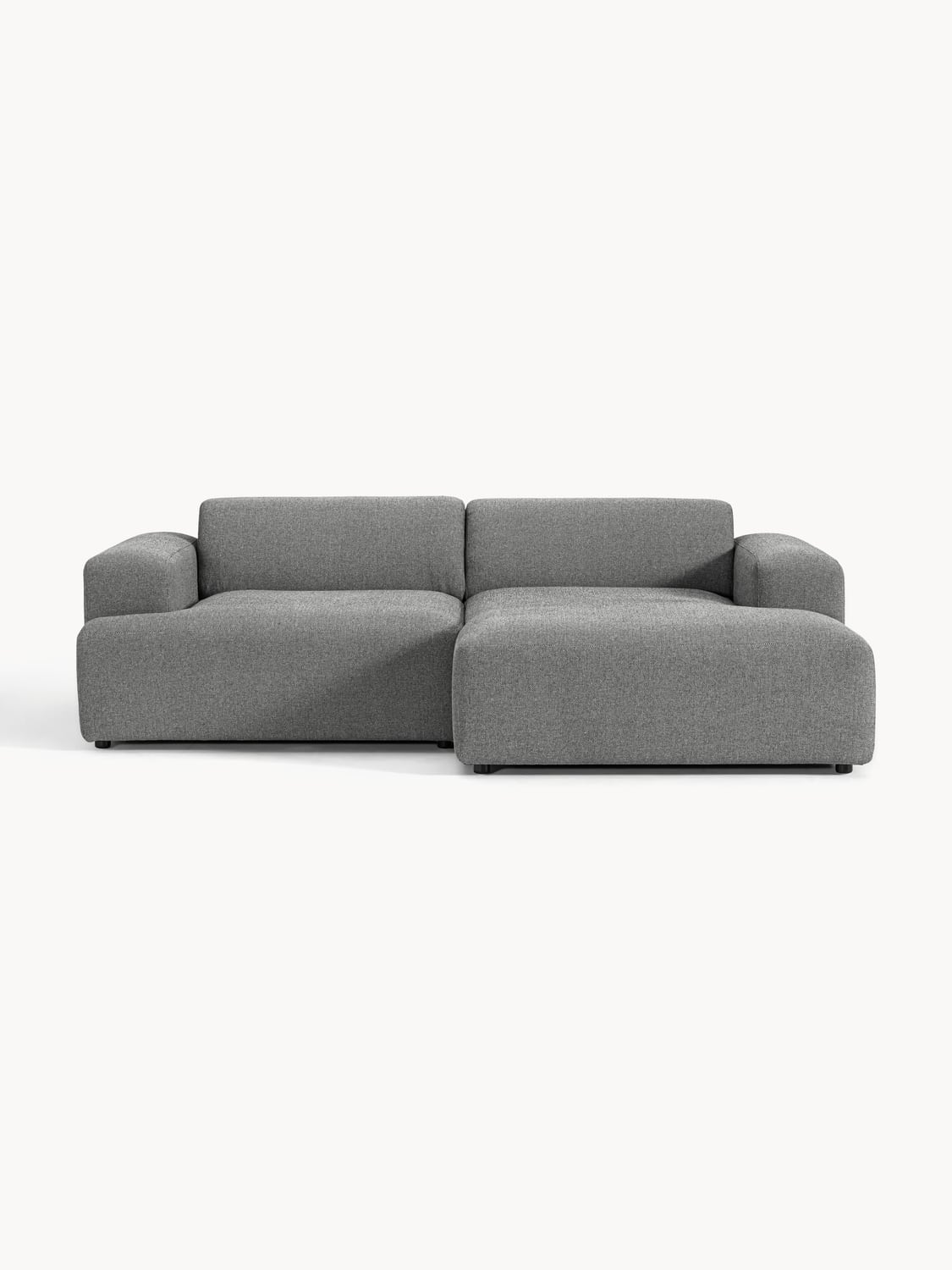 Melva Corner Sofa (3-seater) — Slate Grey